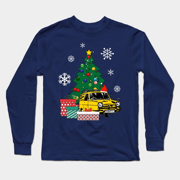 Only Fools And Horses Car Around The Christmas Tree Long Sleeve T-Shirt by Nova5